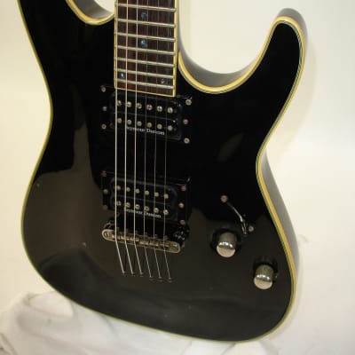 Schecter C-1 Blackjack Electric Guitar - Black Gloss image 3