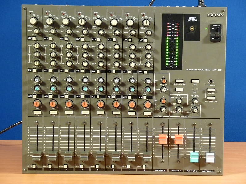 Sony MXP-290 8 Channel Audio Broadcast Mixer