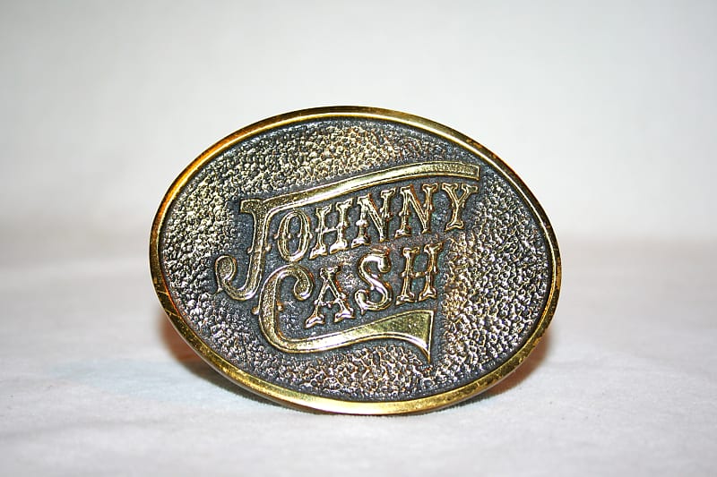 Johnny cash hotsell belt buckle