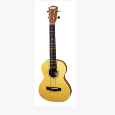 Makai MT-70TR Solid Top Series Tenor Travel Body Style Ukulele with White Binding for sale