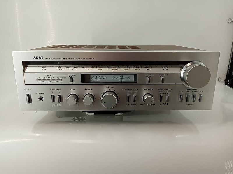 Akai AAR30 AM/FM Stereo Receiver Amplifier Tested Reverb