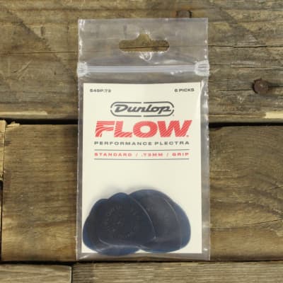 Dunlop FLOW STD Grip Picks .73mm 6-Pack image 1