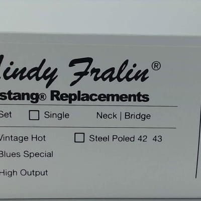 Fralin Mustang Pickup Set - Vintage Hot - Black image 3