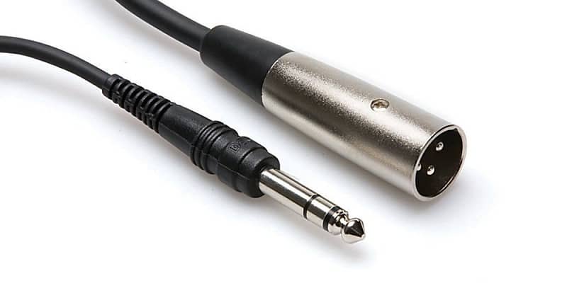 Hosa - STX-110M - Stereo 1/4" Male to 3-Pin XLR Male Interconnect Cable - 10 ft. image 1