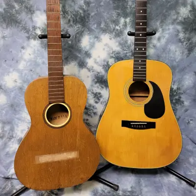 Two Luthier Repair Project Guitars Hondo USA U-Fix As is One Price for both! image 1