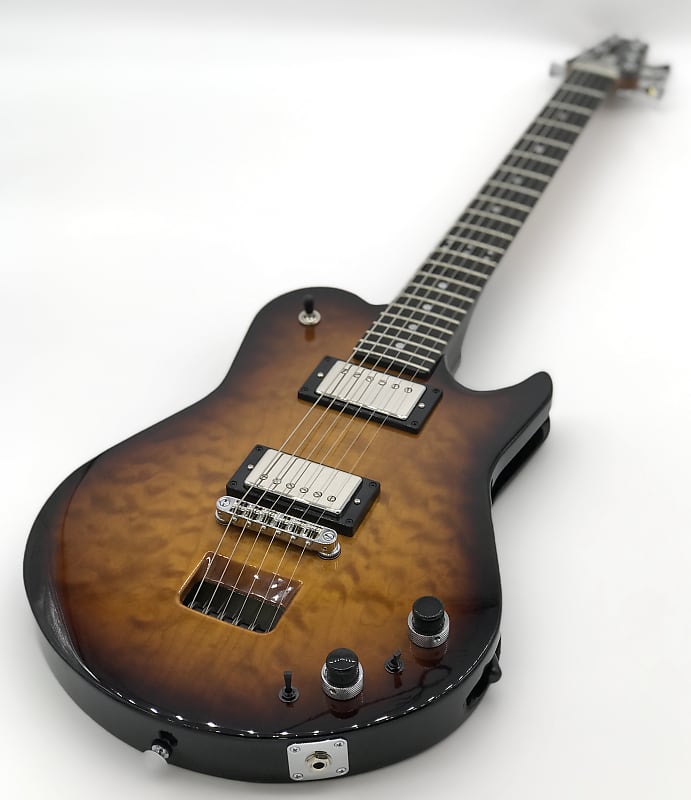 Ciari Guitars  Folding Ascender Classic Custom Quilted Maple Tobacco Burst image 1