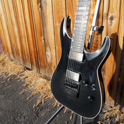 ESP LTD E-II Horizon NT-7 Evertune Black 7-String Electric Guitar w/ Case (2024) image 7