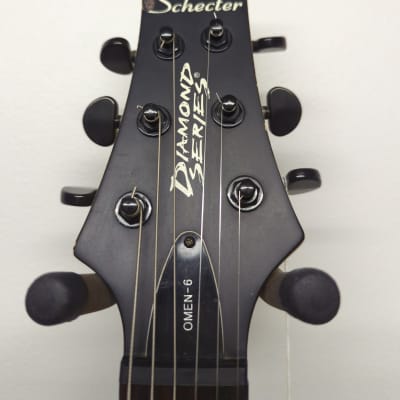 Schecter Diamond Series Omen-6 Electric Guitar Walnut Satin image 3