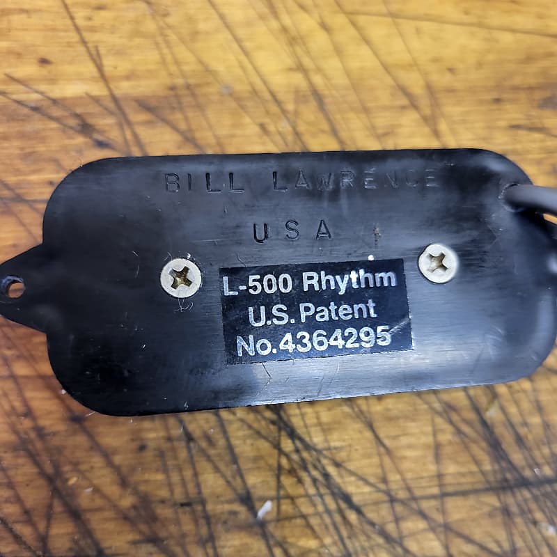 Vintage 1981 Bill Lawrence L-500 Rhythm Humbucker Guitar Pickup 12 inch  Lead Wire Luthier Parts