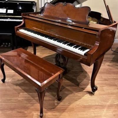 Baldwin R-226 5’8" Grand Piano, Satin Cherry image 3