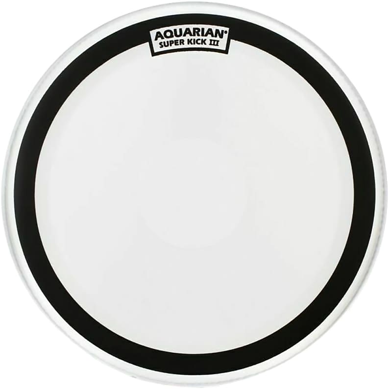 Aquarian Super Kick III Bass Drum Head w/Power Dot 20" Reverb