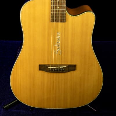 Boulder Creek  Solitaire ECR1-N - Natural Spruce/ Mahogany Solid Wood Electro/Acoustic Guitar for sale