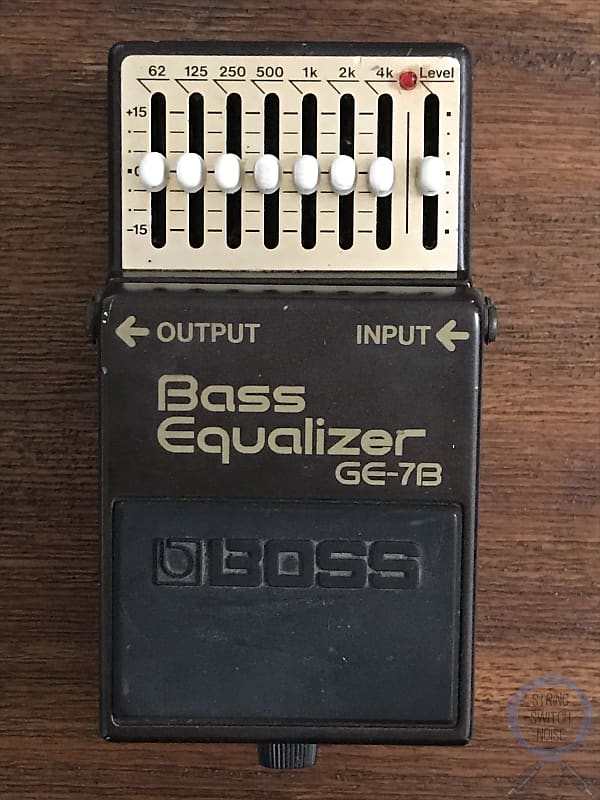 BossのGE-7B Boss Bass Equalizer GE-7B Demo - YouTube