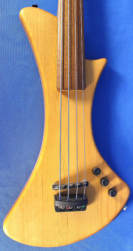 Zeta EUB Solid Body Electric Upright Bass Guitar Natural