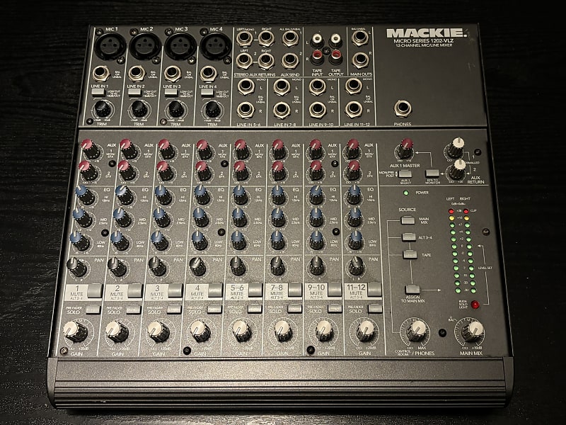 Mackie 1202-VLZ 12 Channel Mixer | Reverb