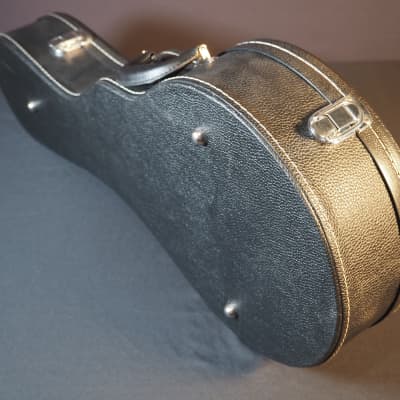 Glarry F-Style Mandolin hard shell case - Black leather image 3