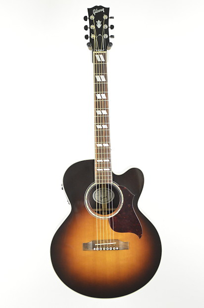 Gibson J-165 EC Rosewood 2012 Sunburst factory pickup original case Great  Little Guitar !