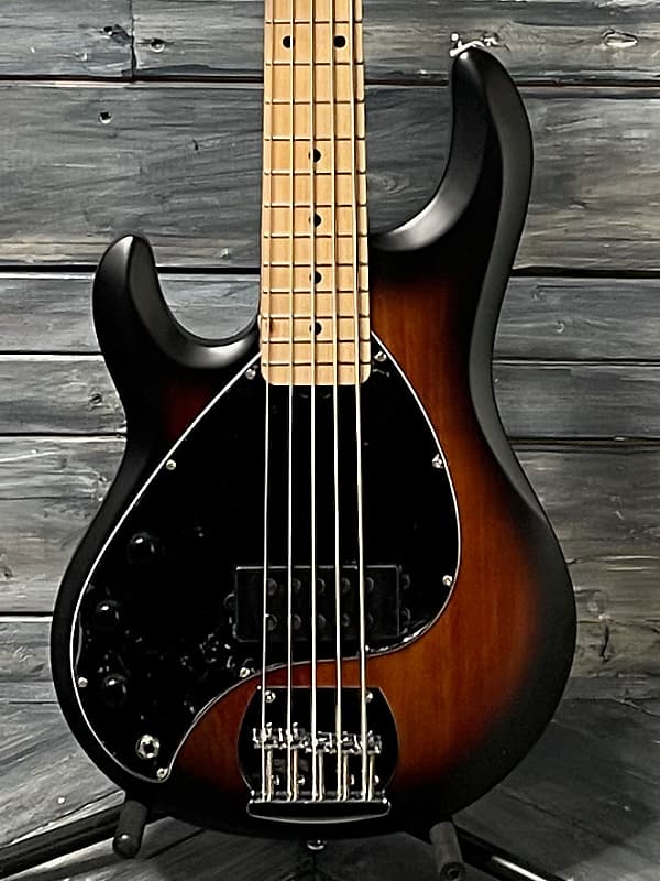 Sterling by Music Man Left Handed StingRay Ray 5 5 String Electric Bass- Satin Sunburst image 1
