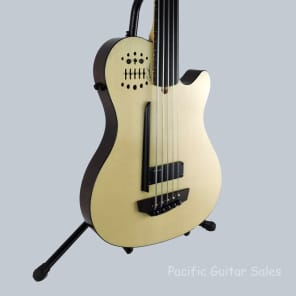 Godin A5 Ultra 5 String Semi Acoustic Bass - Ebony Fretless Fingerboard With Synth Access & Bag! image 7