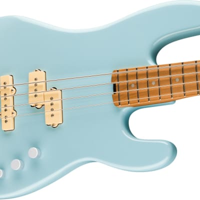 CHARVEL - Pro-Mod San Dimas Bass PJ IV  Caramelized Maple Fingerboard  Sonic Blue - 2963068527 image 4