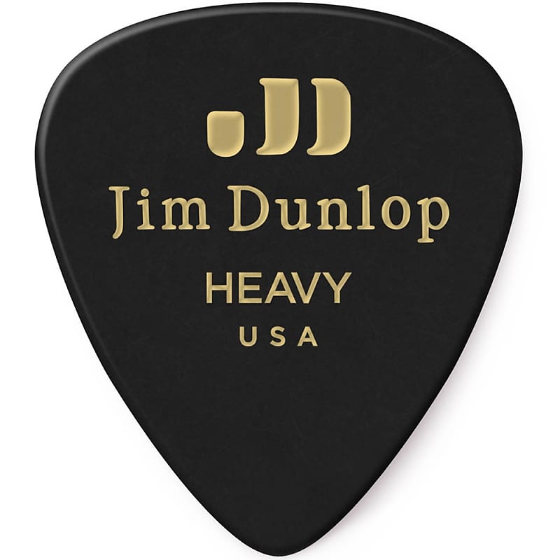 Dunlop 483R03HV Celluloid Standard Classics Heavy Guitar Picks (72-Pack) image 1