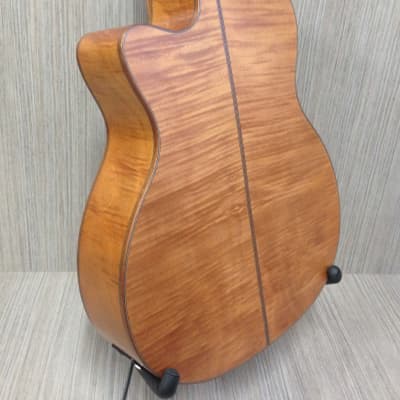 Klema K200JC-CE Satin / Natural Solid Cedar Top,Jumbo Acoustic Guitar, Cutaway, EQ+Free Gig Bag image 7