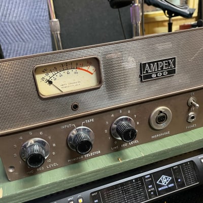 Ampex 601 Series 1950's Stereo Tube Mic Preamp and DI Fully