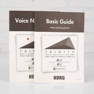 Korg Trinity Music Workstation Keyboard Basic Guide & Voice Name List #53836