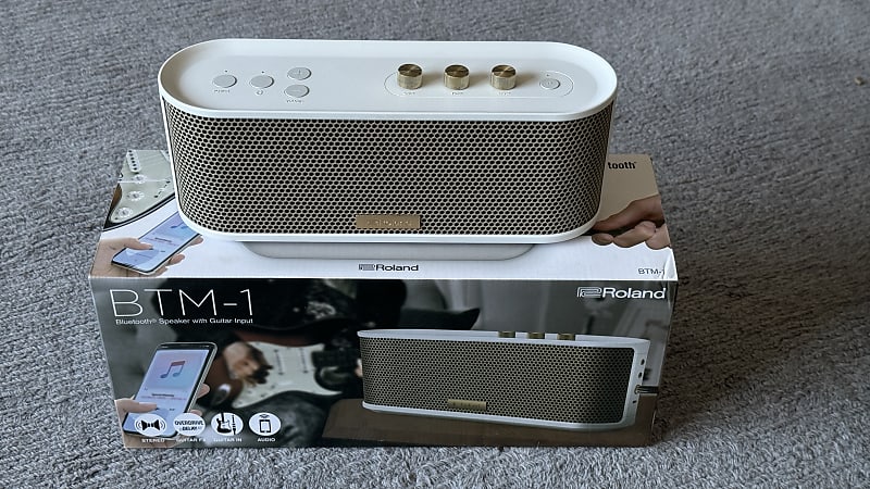 Roland BTM-1 Bluetoothスピーカー ギターアンプ Amazon.com: Roland BTM-1 Bluetooth Speaker with Guitar Input