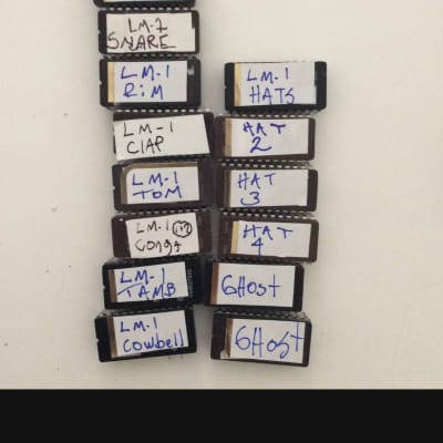 15 LM1 Eproms For a Linn Drum LM-2 "Prince Purple rain Era"