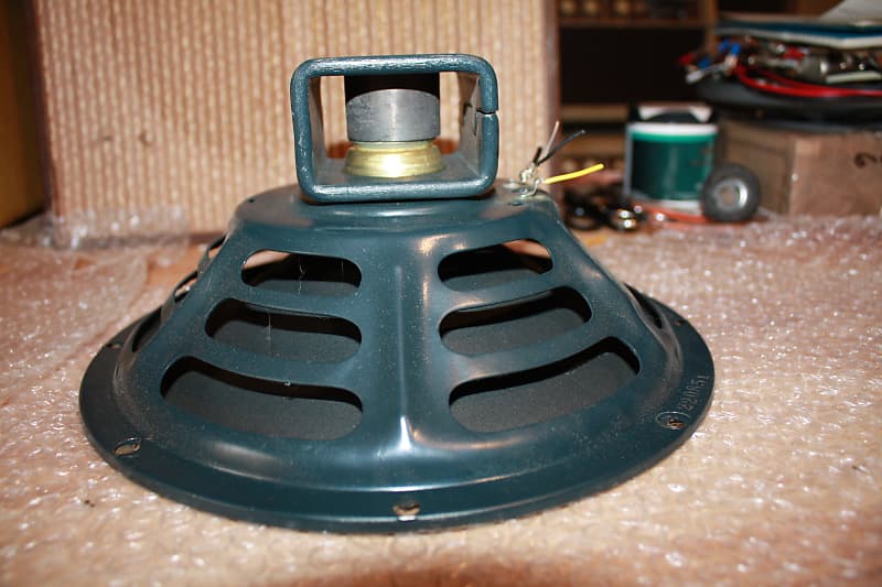 1958 Jensen P10R Speaker, Near Mint Cond., Blue Frame, Original, 16 Ohm Cone, Sounds Great 1958 Jensen P10R Speaker, Near Mint Cond., Blue Frame, Original, 16 Ohm Cone, Sounds Great