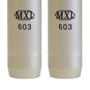 MXL 603 PAIR Stereo Pair of MXL 603 Cardioid Small Diaphragm Condenser Microphones with Shockmounts