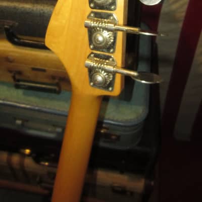 ~1975 Ibanez Precision Bass Sunburst w Hard Case image 3