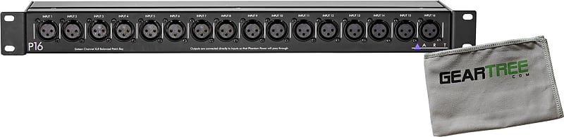 ART P16 Sixteen Channel XLR Balanced Patch Bay 1U w/ | Reverb