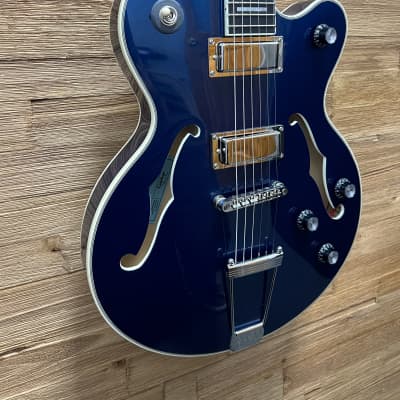 Epiphone Uptown Kat ES Semi Hollow Guitar- Sapphire Blue Metallic 7lbs  2oz. New! image 3