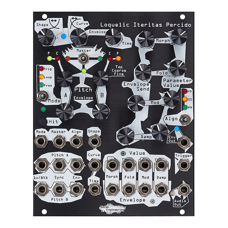 Noise Engineering Loquelic Iteritas Percido Eurorack Oscillator Module (Black) image 1