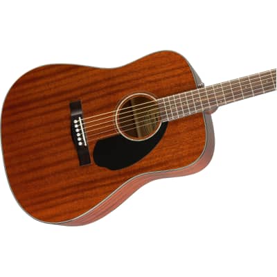 Fender CD-60S Dreadnought, All-Mahogany Acoustic Guitar, 0970110022 image 4