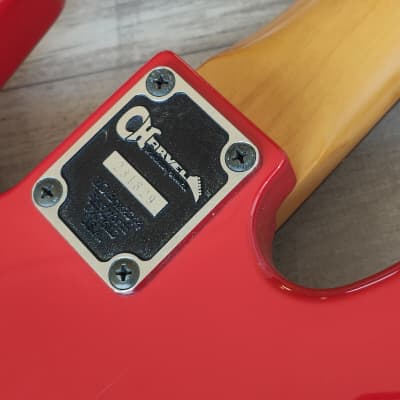 1985 Charvel Jackson Japan Model 2B PJ Bass (Red) image 11