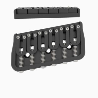 Hipshot 6 string IBBY HM guitar bridge 2021 Matte Black | Reverb