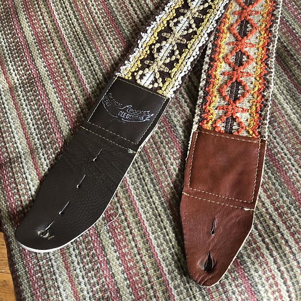 Silver eagle guitar strap top