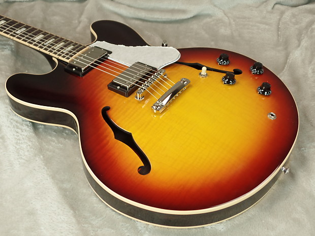 Gibson Memphis ES 335 Figured Semi Hollow Sunset Burst Beautiful