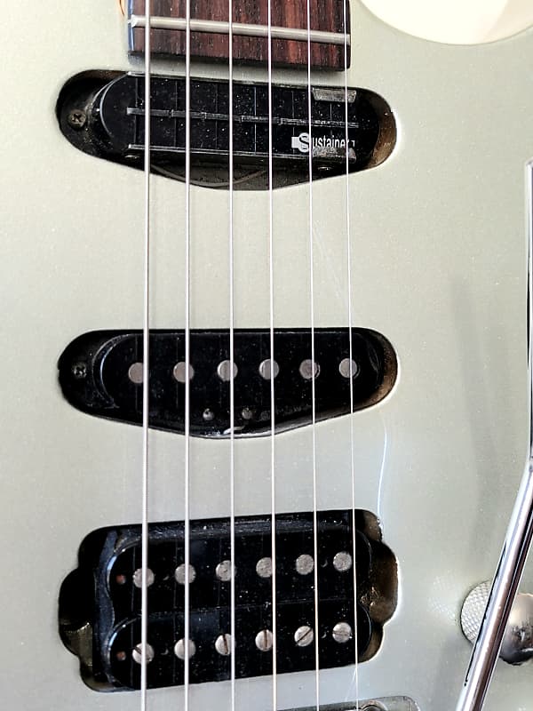 Rare Fernandes FGZ Sustainer Silver Sparkle MIJ Japan Floyd