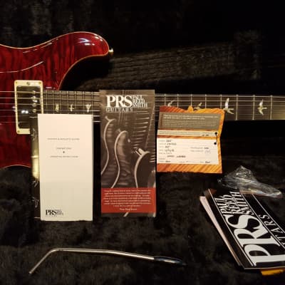 2016 PRS Wood Library DGT Paul Reed Smith Carved Quilted Maple Red image 12