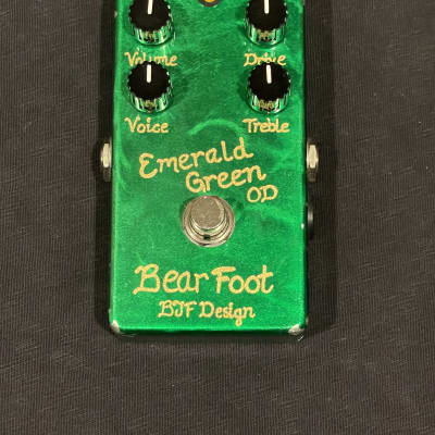 Reverb.com listing, price, conditions, and images for bearfoot-fx-emerald-green-overdrive