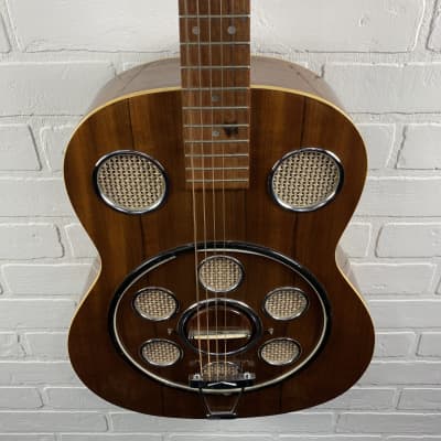 1970's Orpheum Resonator Acoustic Guitar - Del Vecchio Dinamico Replica image 21