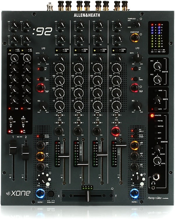 Allen & Heath Xone:92 Analogue 4-channel DJ Mixer image 1