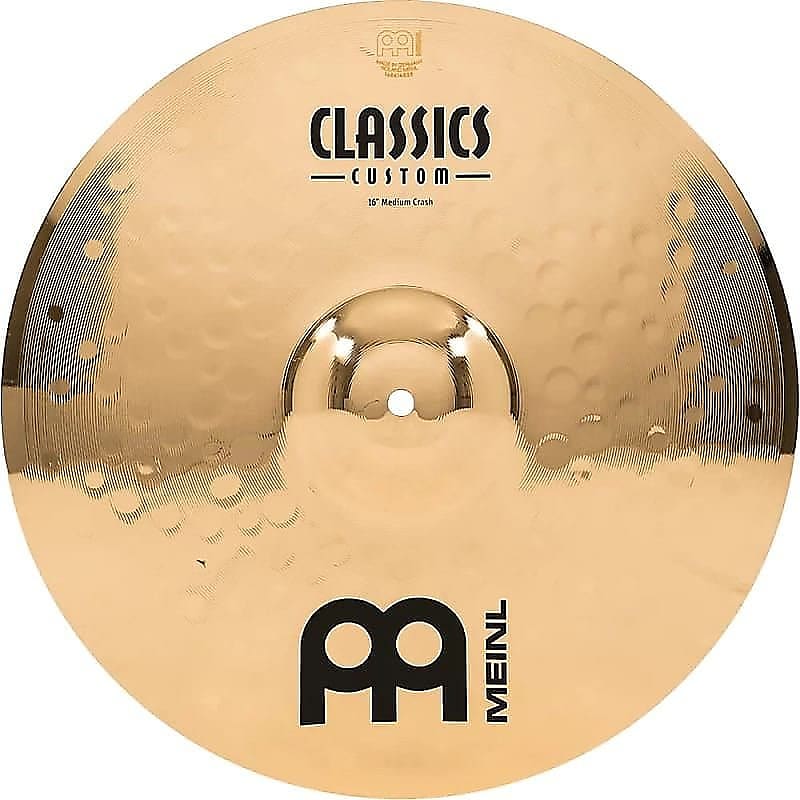 Meinl Classics Custom Brilliant CC16MC-B 16" Medium Crash Cymbal (w/ Video Demo) image 1
