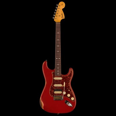 Fender Custom Shop 2023 Event Limited Edition '67 HSS Stratocaster Relic - Aged Dakota Red image 2