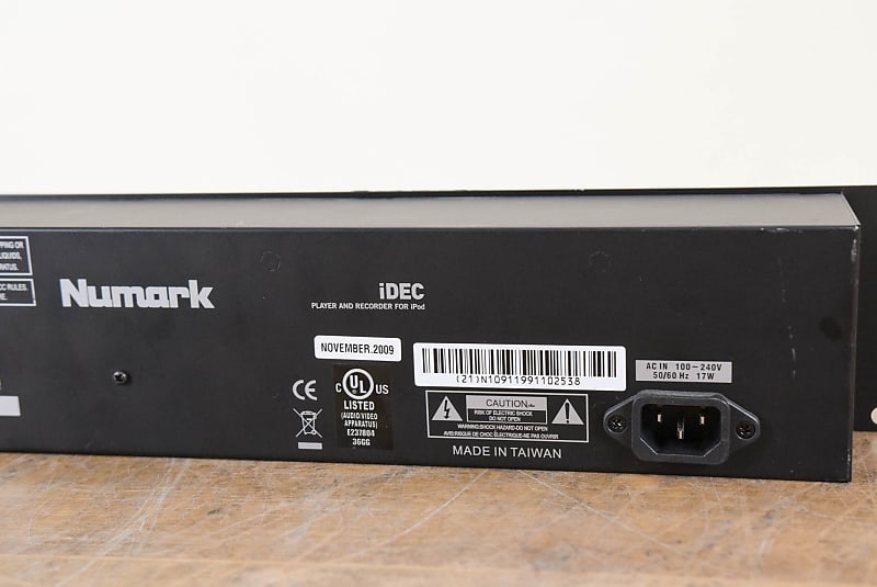 Numark IDEC Rack Mounted outlet DJ IPOD Interface Player & Recorder