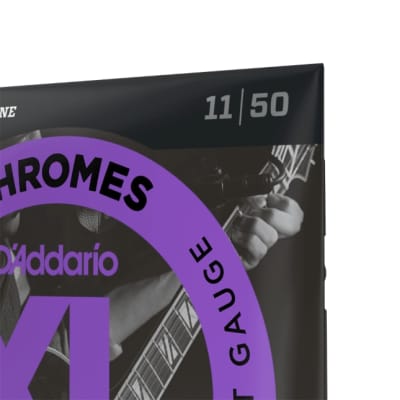 11-50 Jazz Light, XL Chromes Electric Guitar Strings image 5